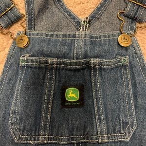 John Deere boys overalls size 7 .